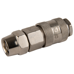 OPT-740SPA Соединение быстросъемное пневматическое с обжимным креплением под шланг 12 мм