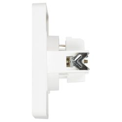 Розетка Intro Style 7-201-01 2P, 16А-250В, IP20, СУ, белый