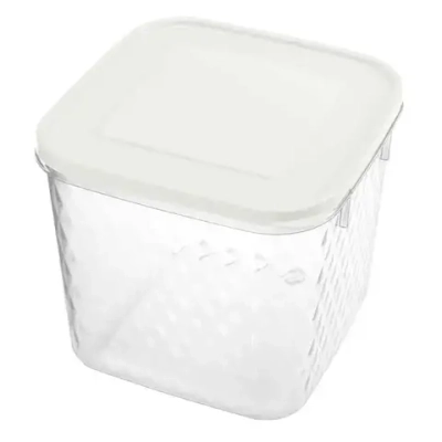 Контейнер для замораживания и хранения продуктов Кристалл, 1,8 л (Белый)