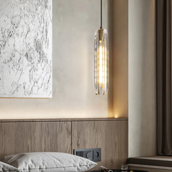 Подвесной светильник MT8851-1H bronze/clear