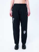 Брюки "Бессмертные" с пайетками. Черные