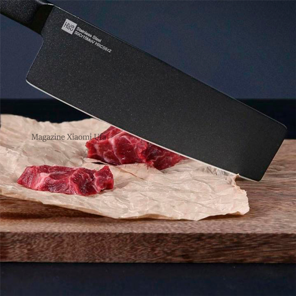 Набор ножей Xiaomi Huo Hou Heat Cool Black Non-stick Knife Set