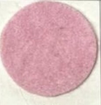 Фетр средней жесткости 2 мм, ш. 1 м, 215,4 гр/м2, св.розовый