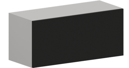 Кухня Модуль ШВГ 800 Графит / Черный матовый