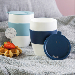 Термокружка aroma to go, 400 мл, черно-белая