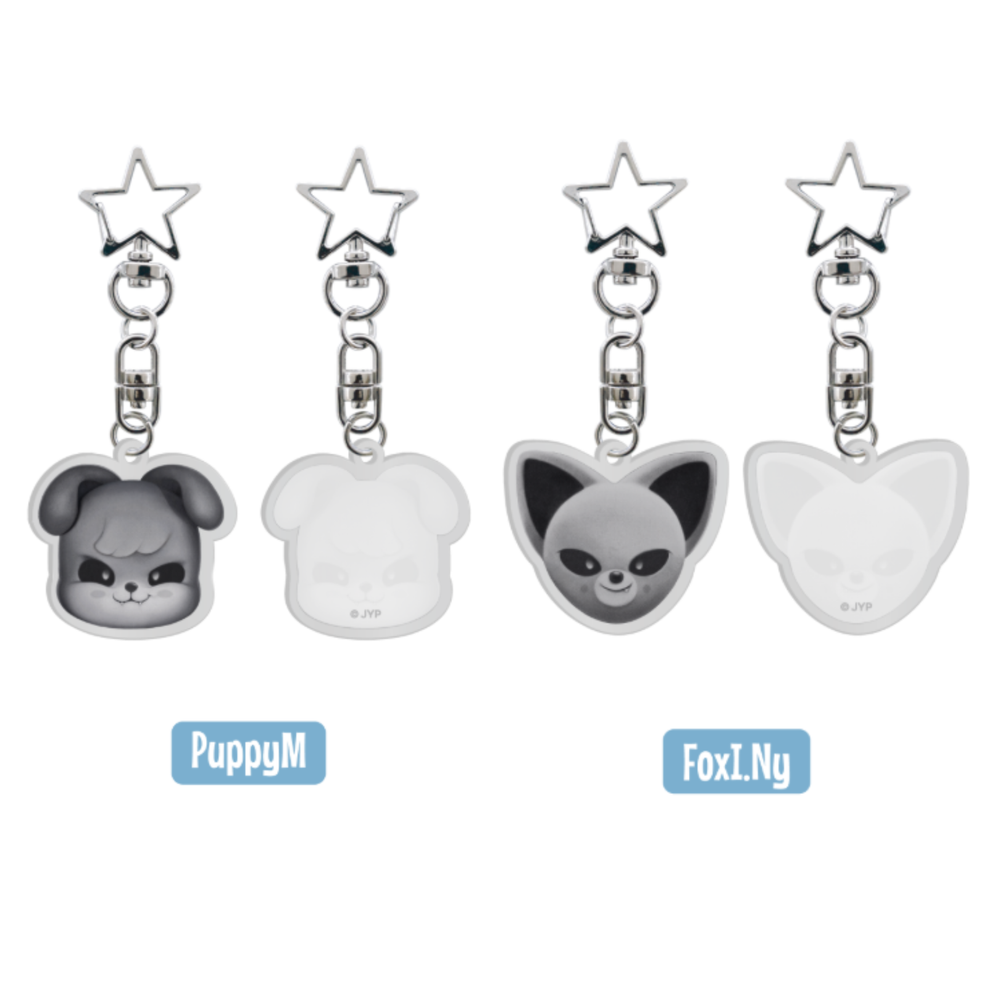 Акриловый брелок EVIL SKZOO ACRYLIC KEYRING - SKZOO Everywhere All Around The World