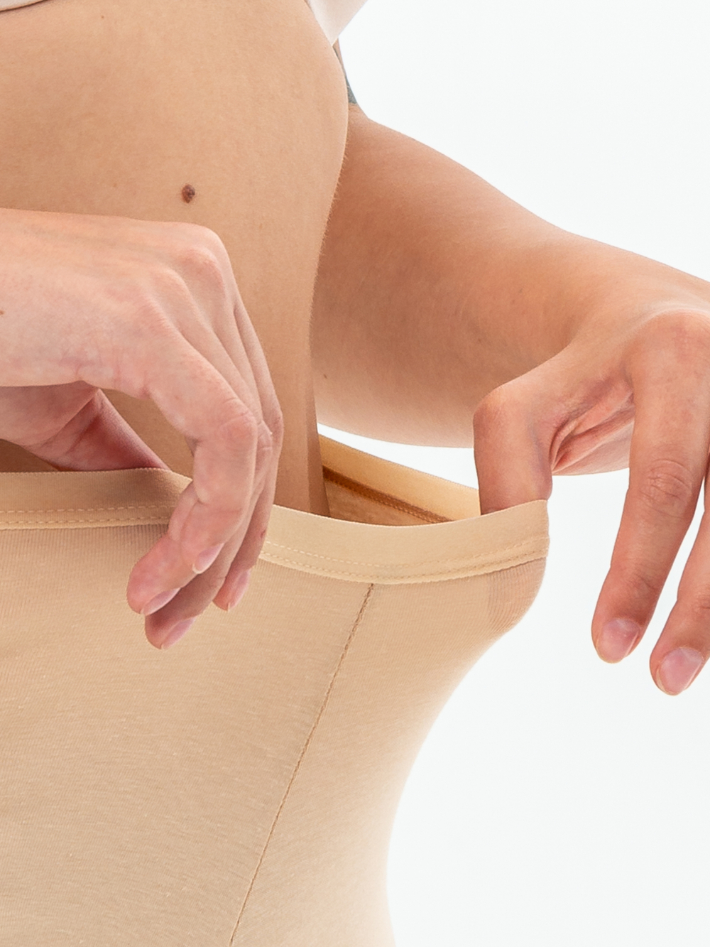 Трусы женские панталоны бежевый