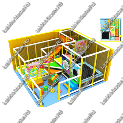 Детский игровой лабиринт "Паутина"