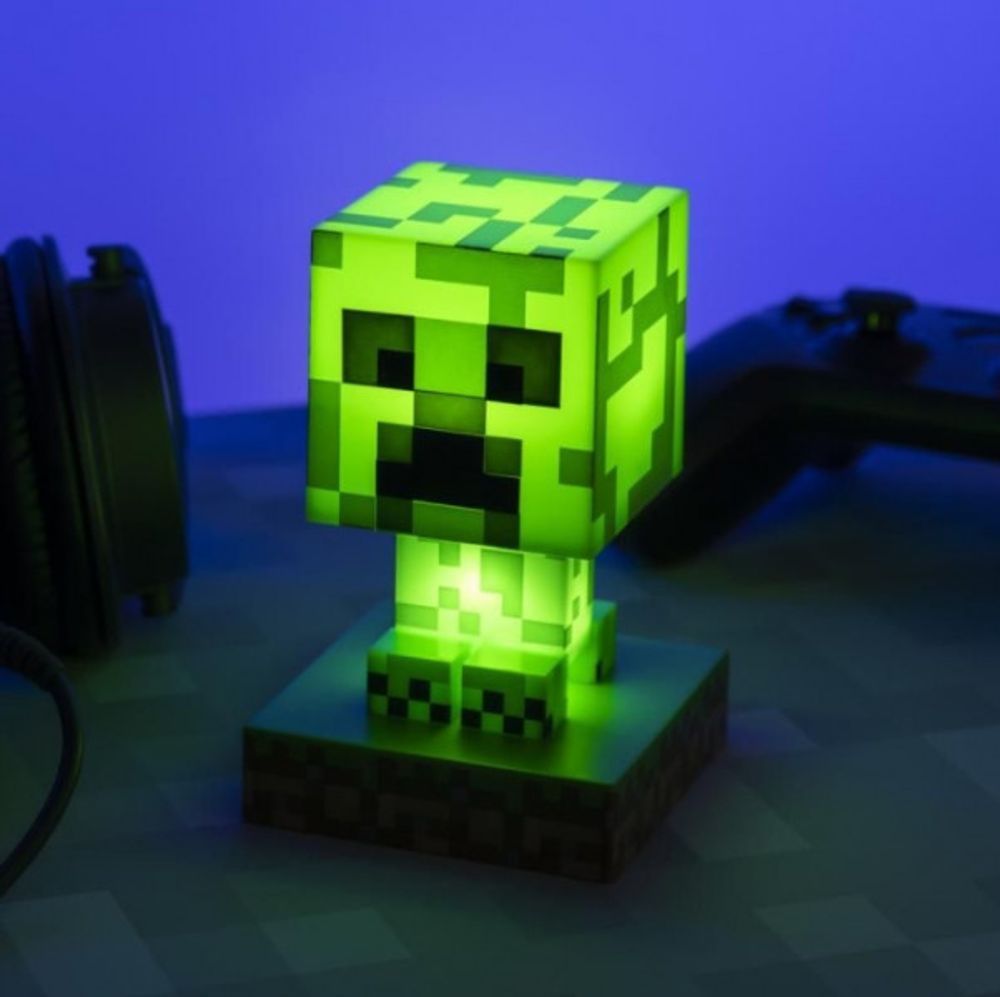 Светильник Minecraft Creeper Icon Light