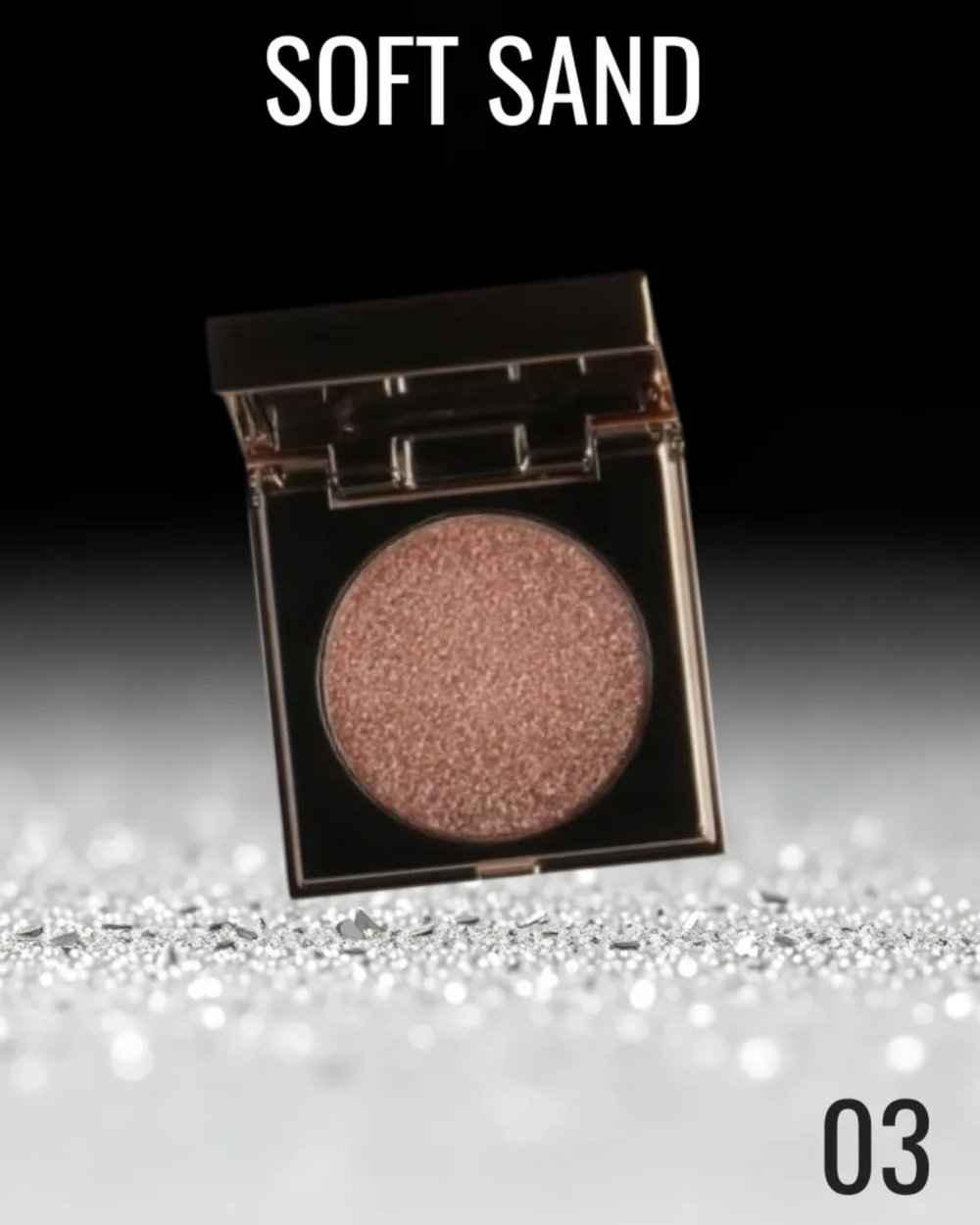 Sen Sulu глиттер прессованные Sparkle mood 03 Soft Sand
