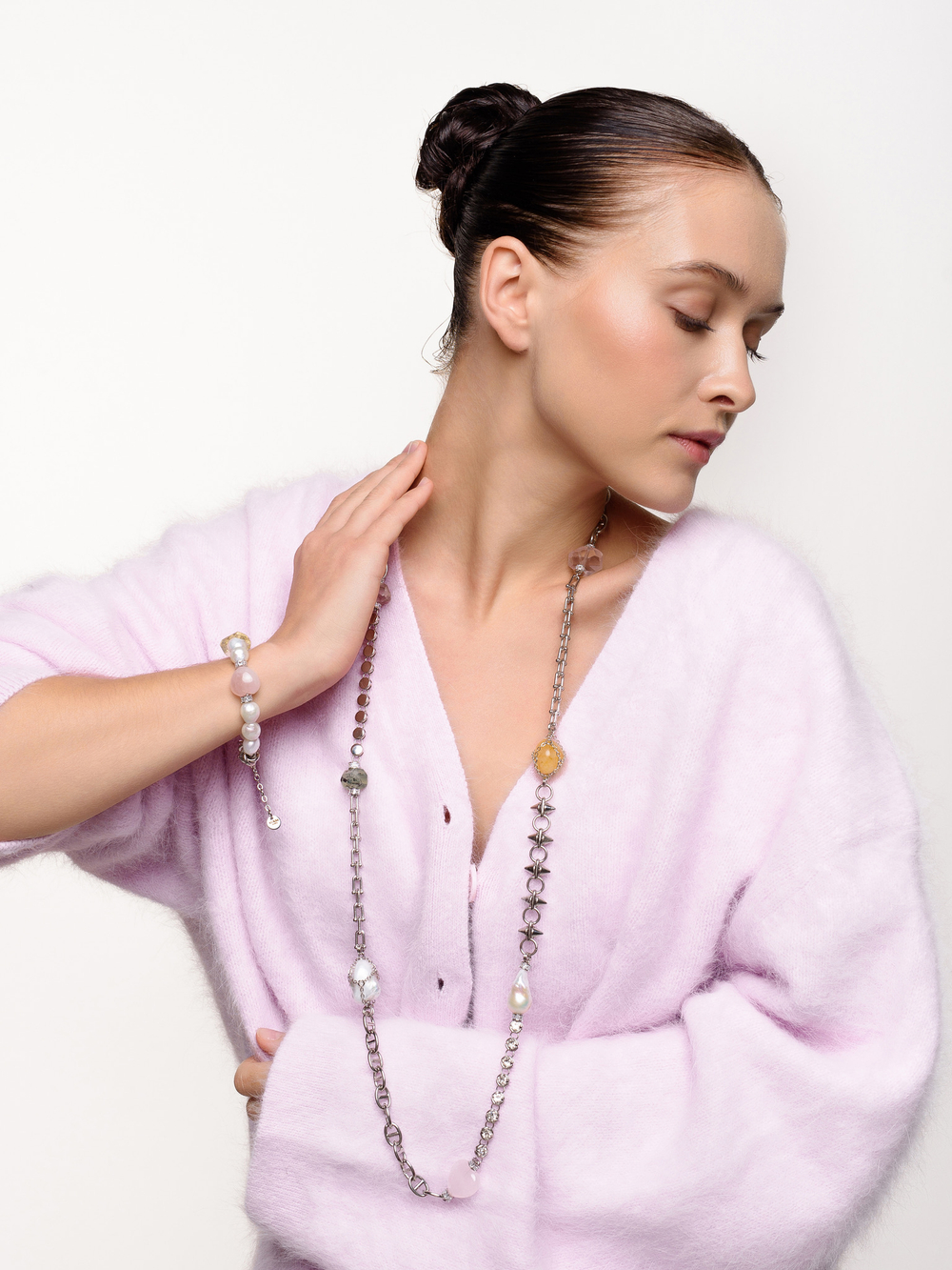 Колье "Magic chains" Silver