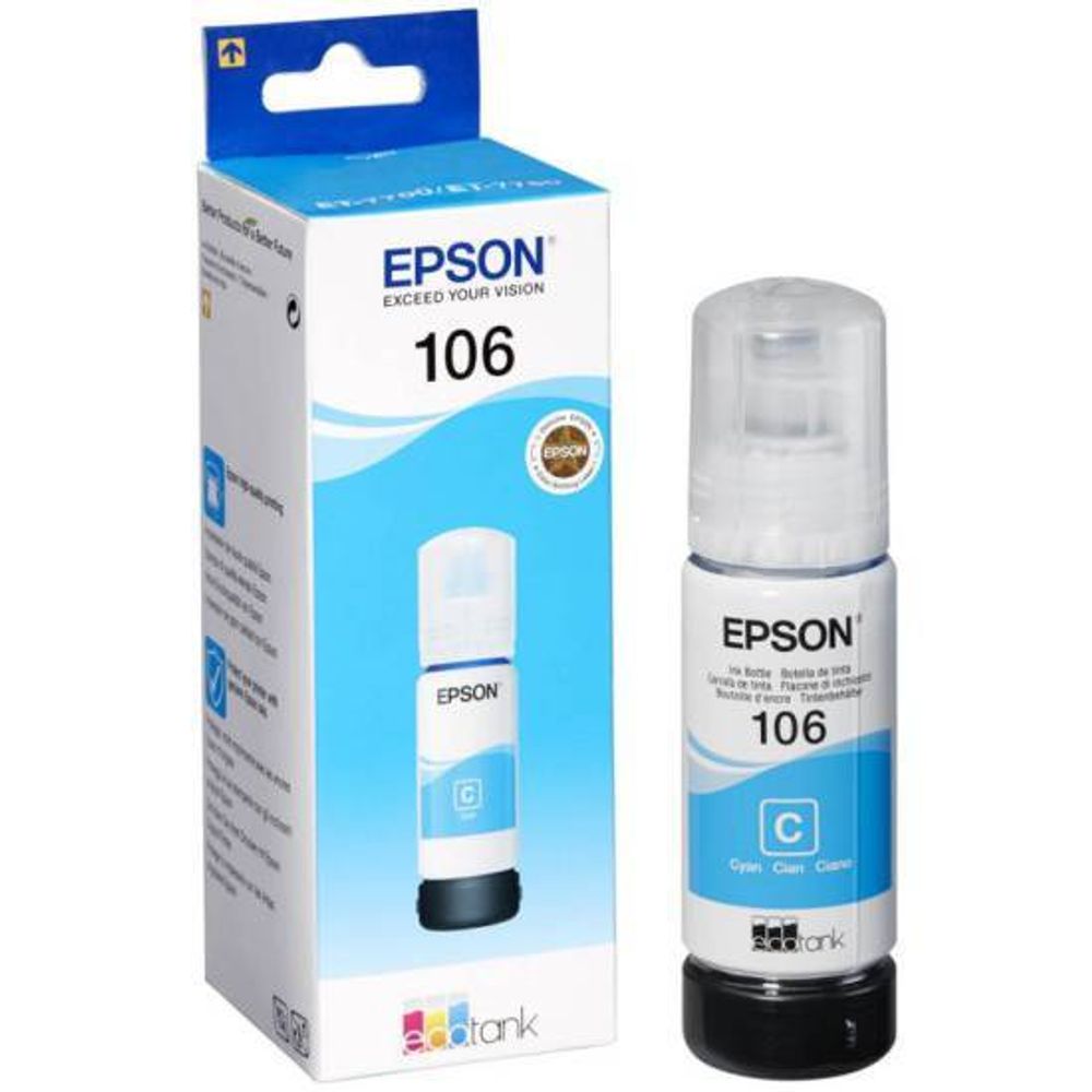 Контейнер с голубыми чернилами Epson  для L7160/7180