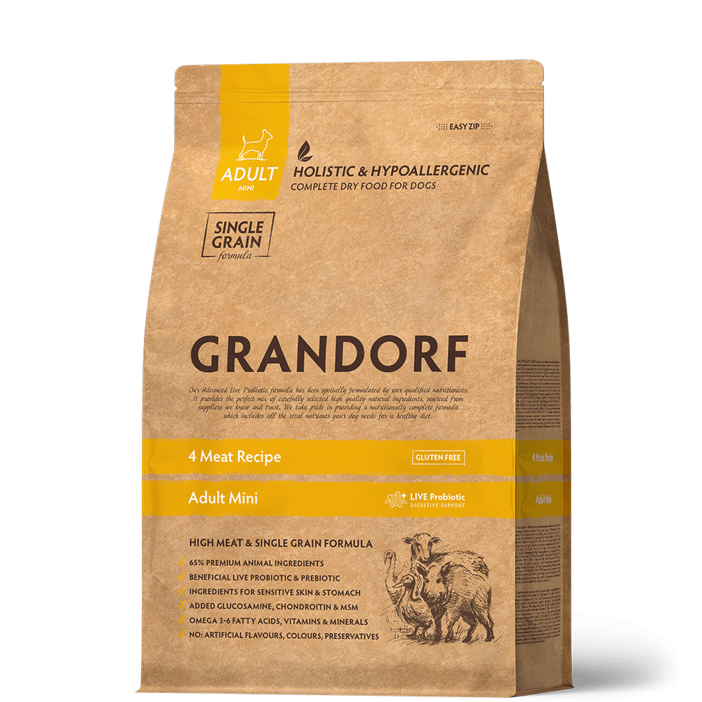 GRANDORF DOG PROBIOTIC MINI 4 мяса с пробиотиками для мини пород