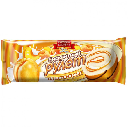 Рулет Русский Бисквит абрикос 175 гр