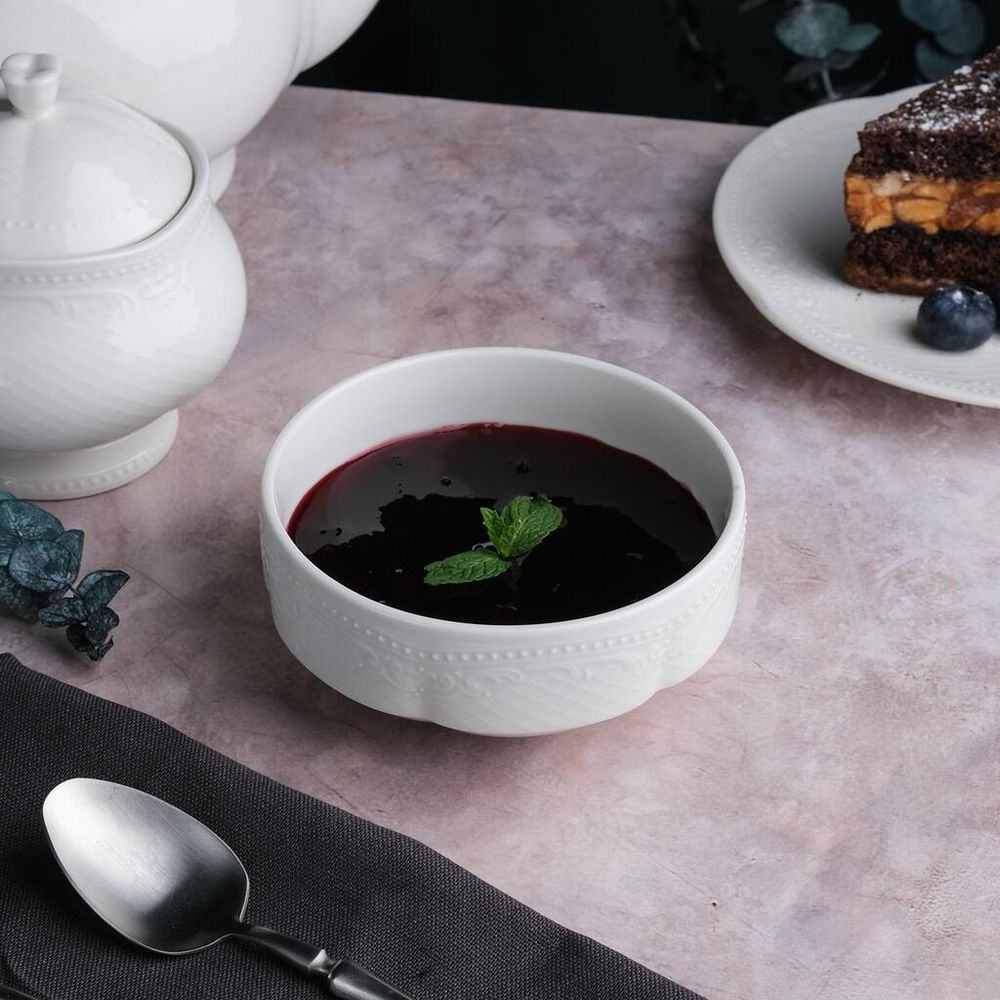 Салатник соусник 200 мл d 10,5 см h4,5 см круглый фарфор Aristocrat Stackable Noble [6]