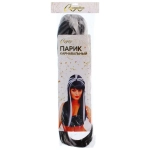 Парик карнавальный «Загадочный вечер», Черно-белый