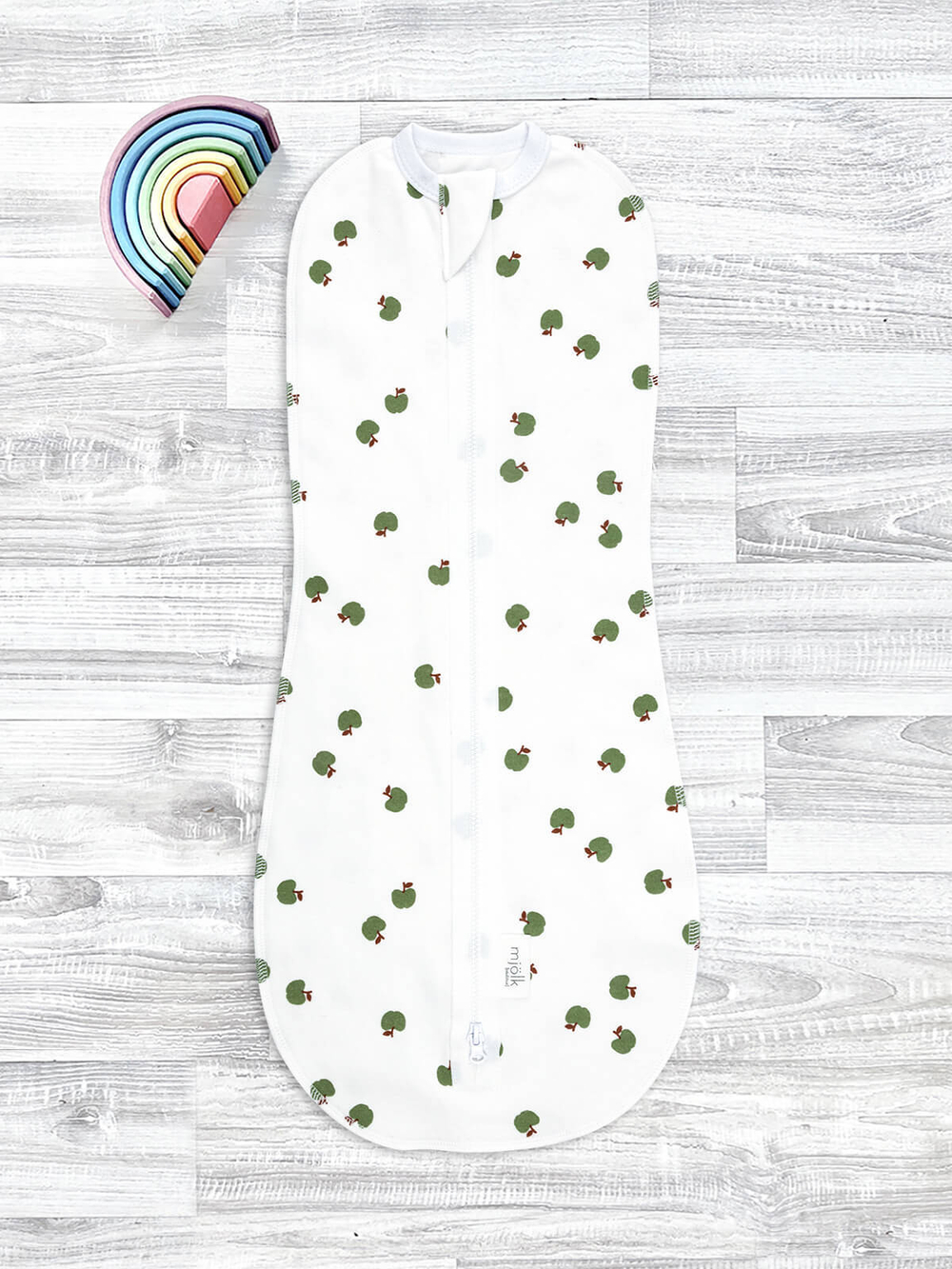 Пелёнка-кокон Mjölk Яблочки, уценка