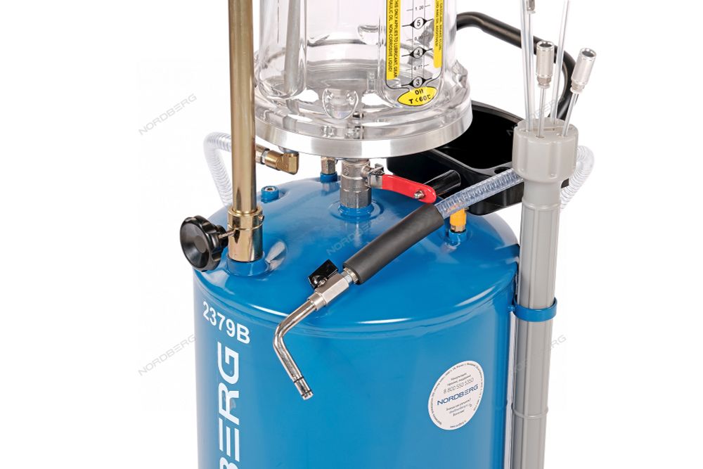 NORDBERG (2379B) Установка для сбора масла пневматическая, 65 л, синяя