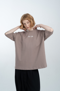 Футболка oversize из плотного трикотажа
