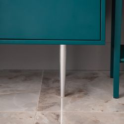 Тумба под ТВ Арт Колор matte 155см Стайл Сильвер Зеленый бирюзовый матовый