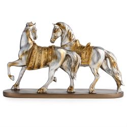 ФИГУРКА ДЕКОРАТИВНАЯ "ЛОШАДИ" 29*10*17,8 СМ