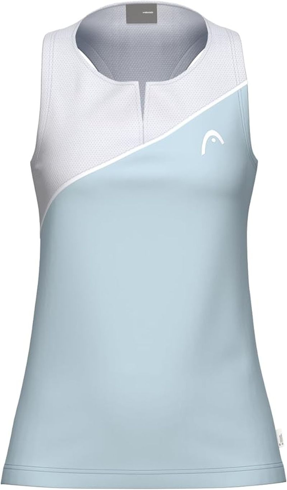 Топ теннисный Head Spirit Tank - light blue/white