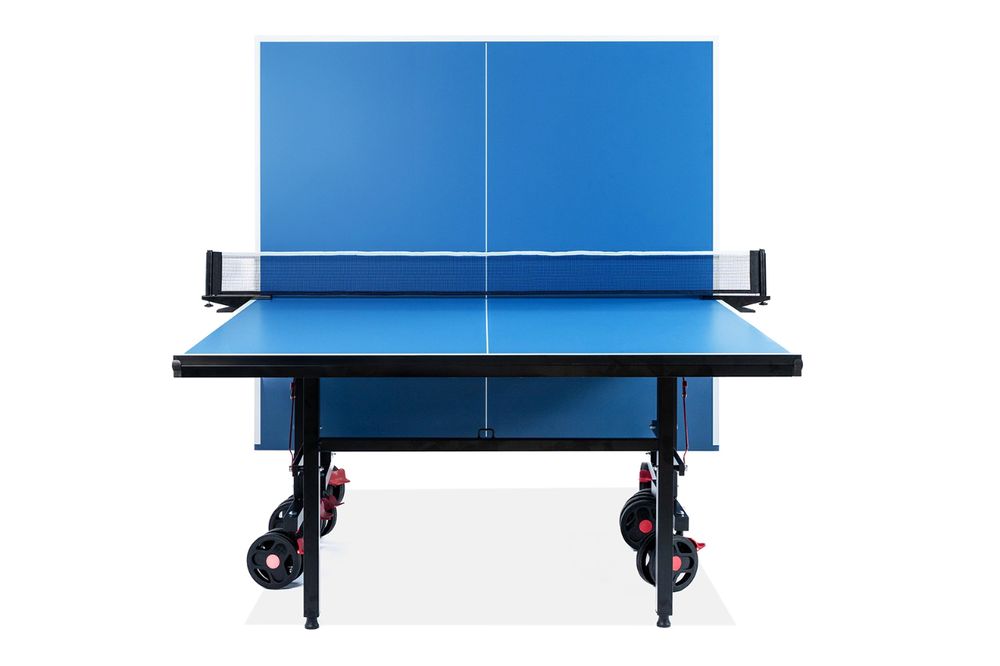 Теннисный стол складной для помещений &quot;W-385 Indoor&quot; (274 Х 152.5 Х 76 см )  с комплектом (сетка, 2 ракетки ,3 шарика )