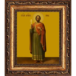 Инна Новодунский славянин святой мученик. Икона на холсте.