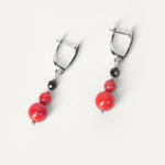 Серьги Accent RED