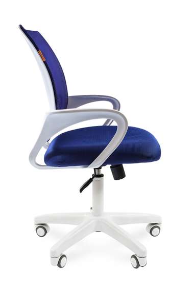 Офисное кресло Chairman    696    Россия    белый пластик TW-10/TW-05  синий