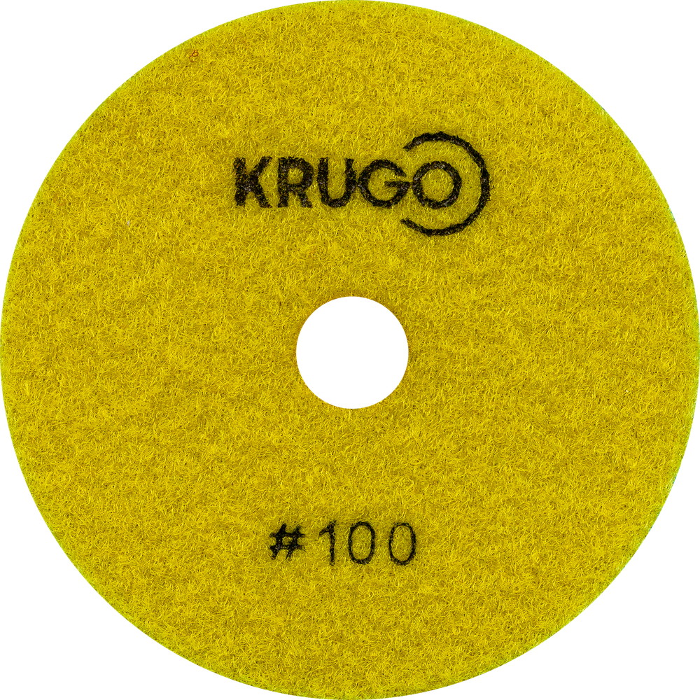 Круг алмазный гибкий шлифовальный (АГШК) KRUGO №100#, сухой 100mm, PPD040100