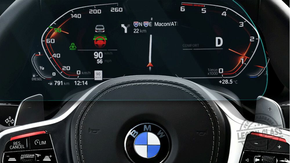 BMW 2018 X5/X7 G05 .Приборная панель.Матовый.Гибкое стекло.Без Камера