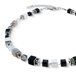 Колье Coeur de Lion Black-Silver 3039/10-1317