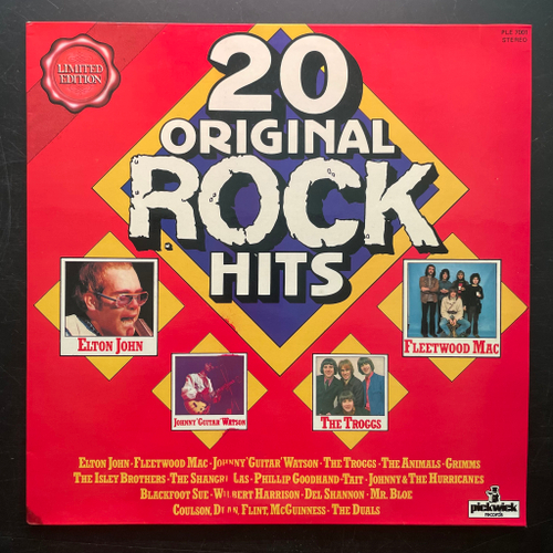 Сборник 20 Original Rock Hits (Франция 1976г.)