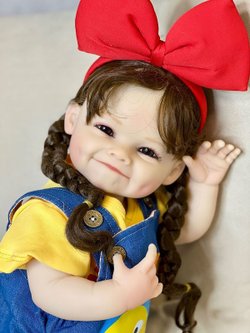 Кукла Реборн виниловая 55см в пакете (FA-180A)