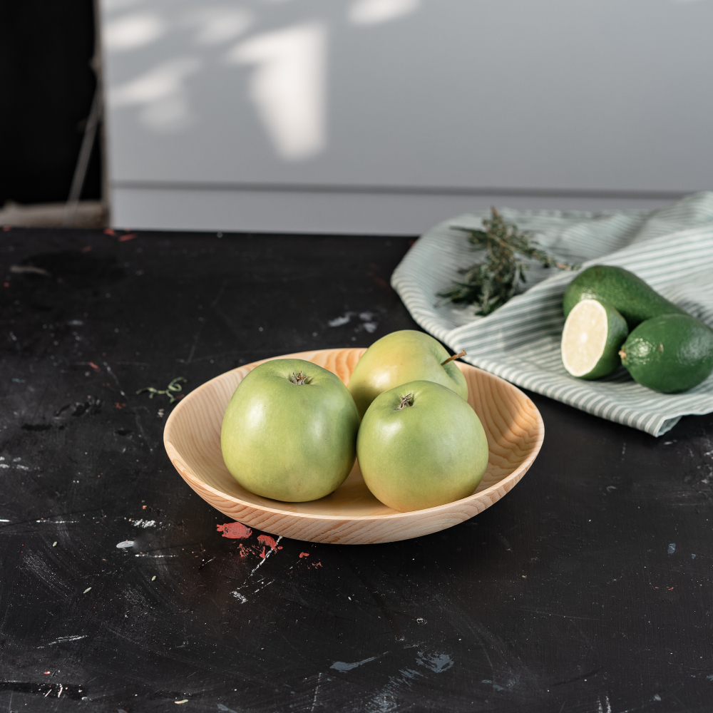 Деревянная тарелка блюдо Art of Siberia из сибирского кедра T104