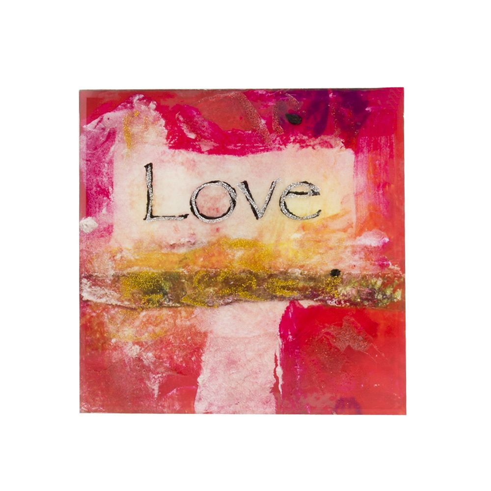 Панно декоративное "С любовью" 20*20см. (2вида)