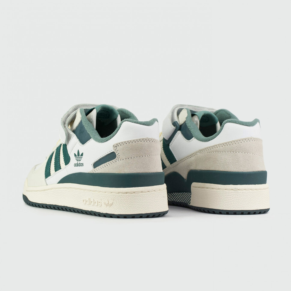 кроссовки Adidas Forum Low White / Green Wmns