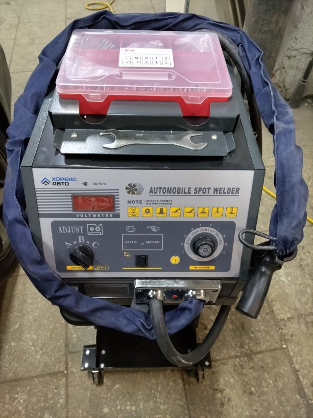 Аппарат для контактной точечной сварки кузова автомобиля 220 V (споттер) , модель FY-8000, арт. № HZ 18.604 horex