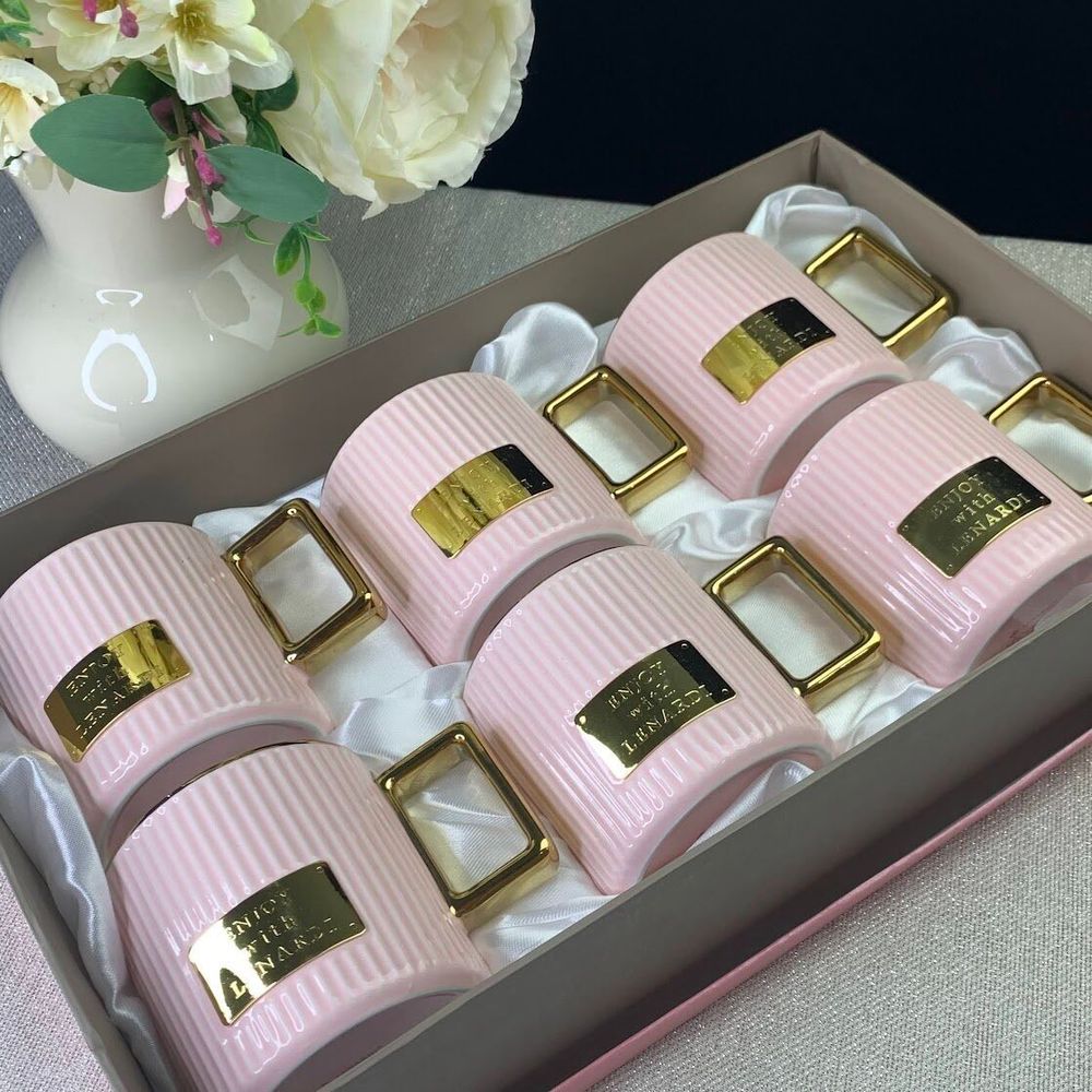 Lenardi 106-212 Набор из 6 кружек 350 мл в под.уп.(х6)Фарфор