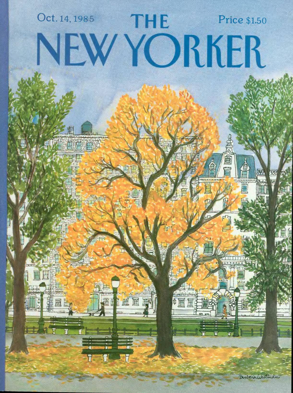 Журнал The New Yorker 14-10-1985
