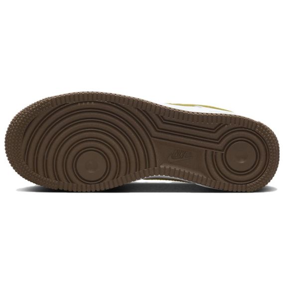 Nike Air FORCE 1 Детские Скейтбординги Низкие кроссовки Горчательно-желтые Унисекс