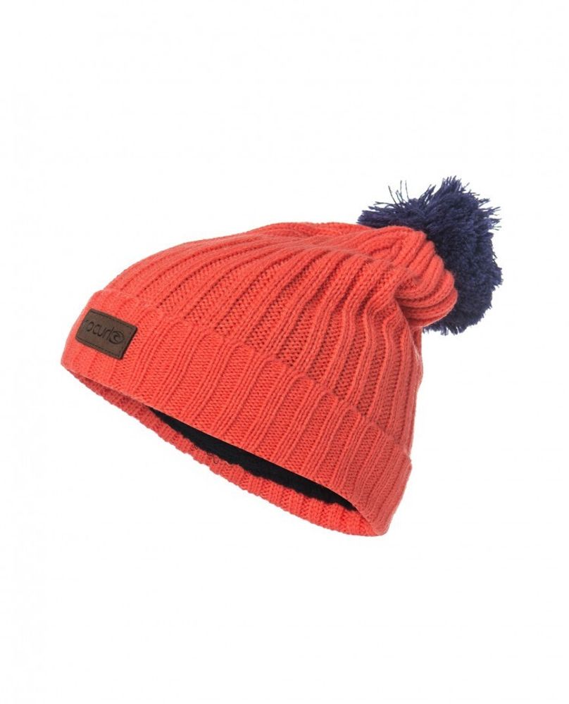 Шапка Rip Curl  POMPOM JR BEANIE HOT CORAL