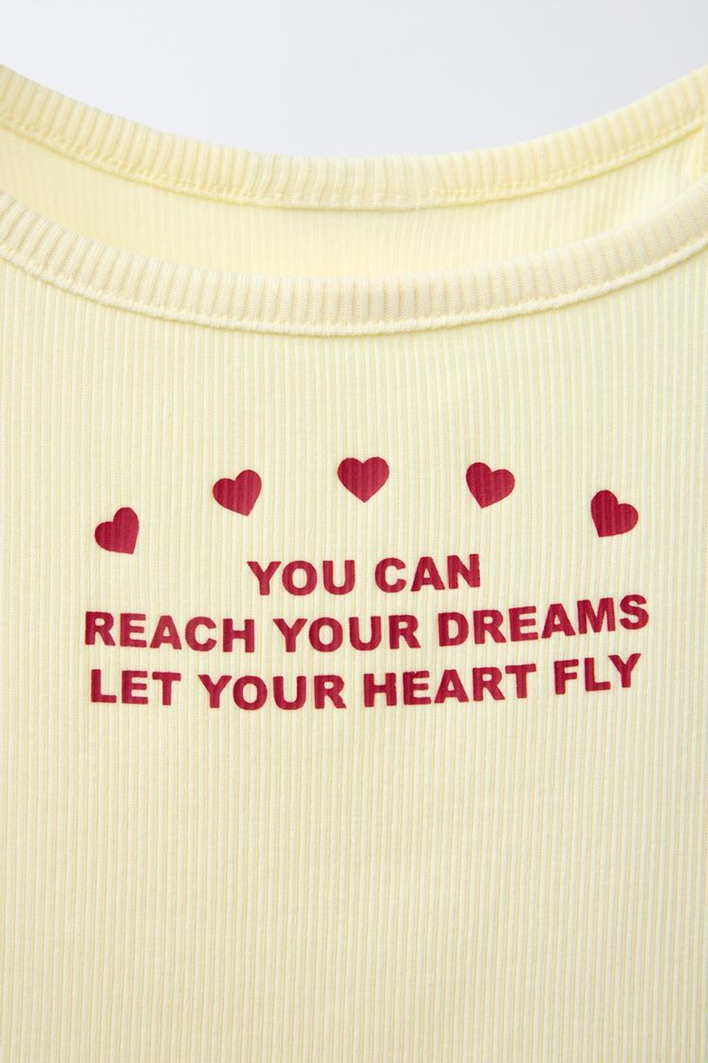 ZARA ТОП В РУБЧИК, ЖЕЛТЫЙ