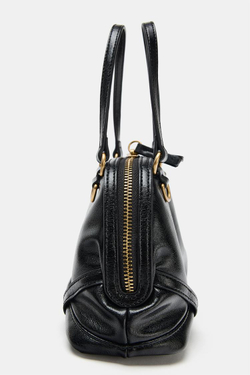 ZARA МИНИ-СУМКА ЧЕРЕЗ ПЛЕЧО, ЧЕРНЫЙ