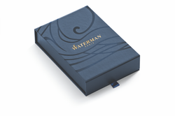 Подарочный набор: Чехол и Шариковая ручка Waterman Hemisphere, цвет: GT, стержень: Mblue