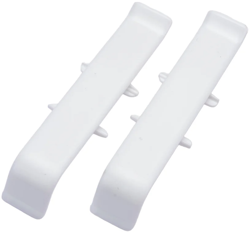 Соединитель плинтуса Деконика 70мм 001-0 Белый глянцевый