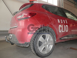 Фаркоп оцинкованный Galia R080A для Renault Clio хетчбек 2005-2012, 2012-(паспорт и сертификат в комплекте)(без электрики)