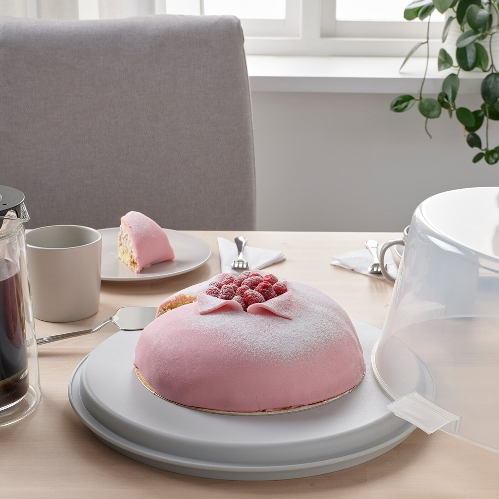 IKEA KRISPIG  (ИКЕА КРИСПИГ)  -  Контейнер для торта, 36 см
