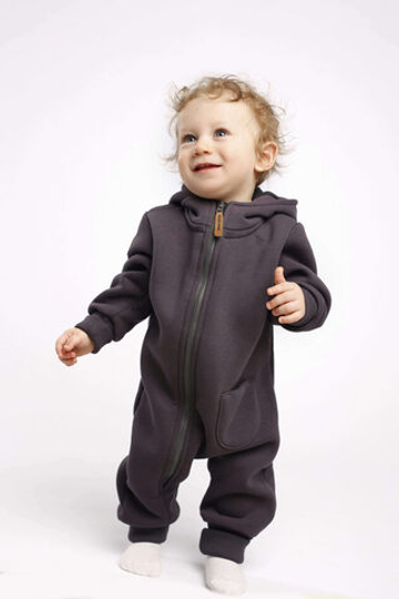 Комбинезон футер 3-х нитка (графит)